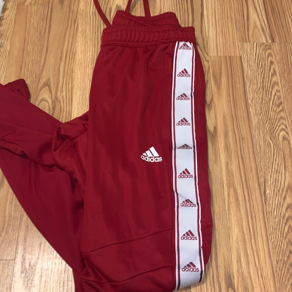 Red Adidas Joggers
